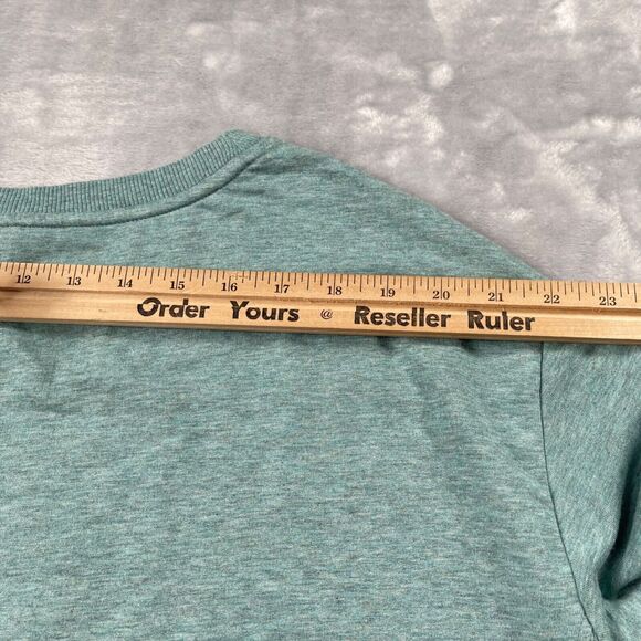 Chico's Zenergy Tunic 2 (12/14) Ribbed Trim Soft Cotton Modal Blend Crew Neck - Picture 9 of 13